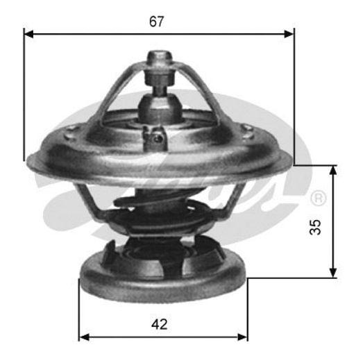 GATES Thermostat, Khlmittel, Art.-Nr. TH12685G1