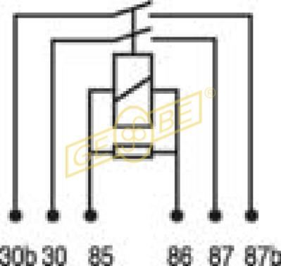 GEBE Relais, Innenraumgebläse 991321 für Mercedes