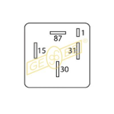 GEBE Relais, Kraftstoffpumpe 992081 für VW