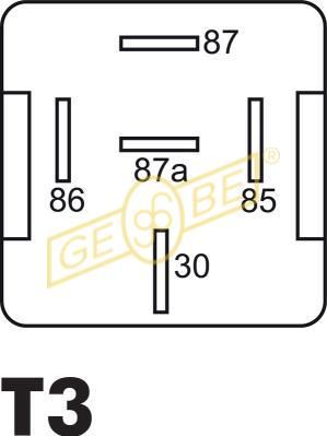 GEBE Relais, Arbeitsstrom 990041 für Volvo Iveco BMW DAF Ford Fiat Chrysler LADA MAN Mercedes Porsche RENAULT VW STEYR