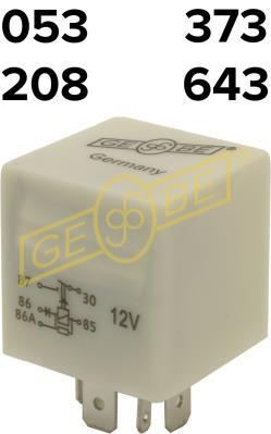 GEBE Relais, Arbeitsstrom 993051 für Volvo Opel Ford Fiat VW Iveco MAZDA Mercedes Porsche Citroën/Peugeot