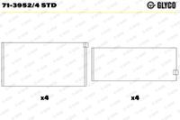 GLYCO Pleuellager, Art.-Nr. 71-3952/4 STD