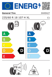 General Tire Ganzjahresreifen "[General] 235/60R18 107H - GRABBER AT3", Art.-Nr. 04494270000