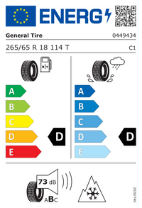 General Tire Ganzjahresreifen "[General] 265/65R18 114T - GRABBER AT3", Art.-Nr. 04494340000