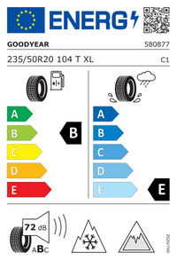 Goodyear Winterreifen "[Goodyear] 235/50R20 104T - UltraGrip Ice Gen 1", Art.-Nr. 580877