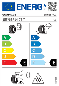 Goodride Winterreifen "[Goodride] 155/65R14 75T - SW618", Art.-Nr. 03010448301328420202