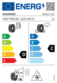 Goodride Winterreifen "[Goodride] 195/75R16 107/105R - SW612", Art.-Nr. 03010645417ZC6430201