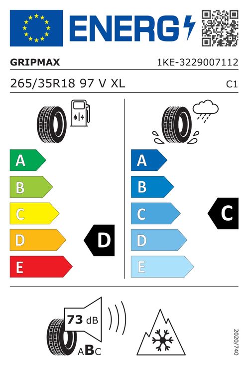 Gripmax - Reifen 265/35R18 97V - Status Pro Winter