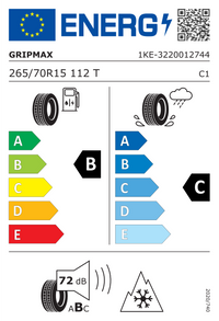 Gripmax Ganzjahresreifen "[Gripmax] 265/70R15 112T - Inception A/T", Art.-Nr. 3220012744