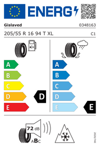 Gislaved Winterreifen "[Gislaved] 205/55R16 94T - Soft*Frost 200", Art.-Nr. 03481630000