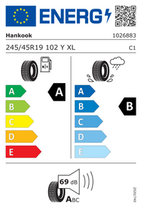 Hankook Sommerreifen "[Hankook] 245/45R19 102Y - Ventus S1 Evo 3 K127", Art.-Nr. 1026883