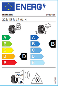 Hankook Winterreifen "[Hankook] 225/45R17 91H - Winter i*cept RS3 (W462)", Art.-Nr. 1033618