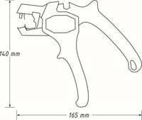 HAZET Abisolierzange "Abisolier-Zange ∙ automatisch", Art.-Nr. 1862N