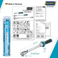 HAZET Drehmomentschlssel "Drehmoment-Schlssel", Art.-Nr. 5110-3CT