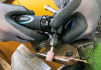 HAZET Stabschleifer (Druckluft) "Stabschleifer abgewinkelt", Art.-Nr. 9032N-5