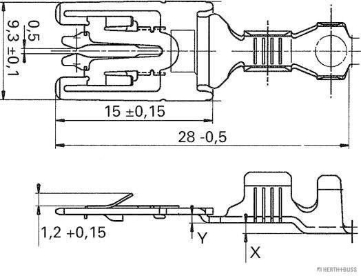 HERTH+BUSS ELPARTS Crimpverbinder 50251453