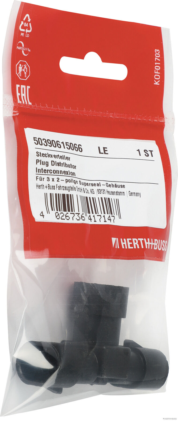HERTH+BUSS ELPARTS Steckverteiler 50390615066