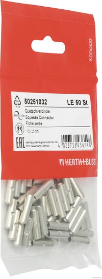 HERTH+BUSS ELPARTS Quetschverbinder, Art.-Nr. 50251032