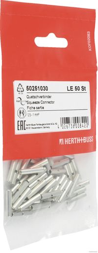 HERTH+BUSS ELPARTS Quetschverbinder, Art.-Nr. 50251030