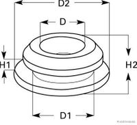 HERTH+BUSS ELPARTS Dicht-/Schutzstopfen, Art.-Nr. 50280306