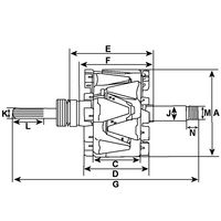 HC-Cargo L�ufer, Generator, Art.-Nr. F 032 136 674