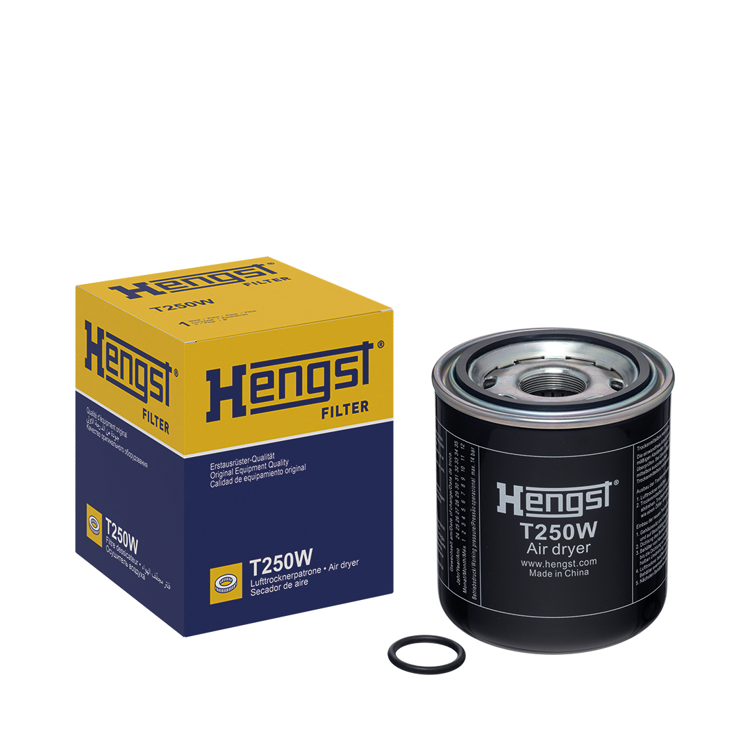 HENGST FILTER Lufttrocknerpatrone, Druckluftanlage t250w für DAF MAN SAAB Volvo Iveco STEYR YUTONG Ford Mercedes VW VAG RENAULT TRUCKS IRISBUS B
