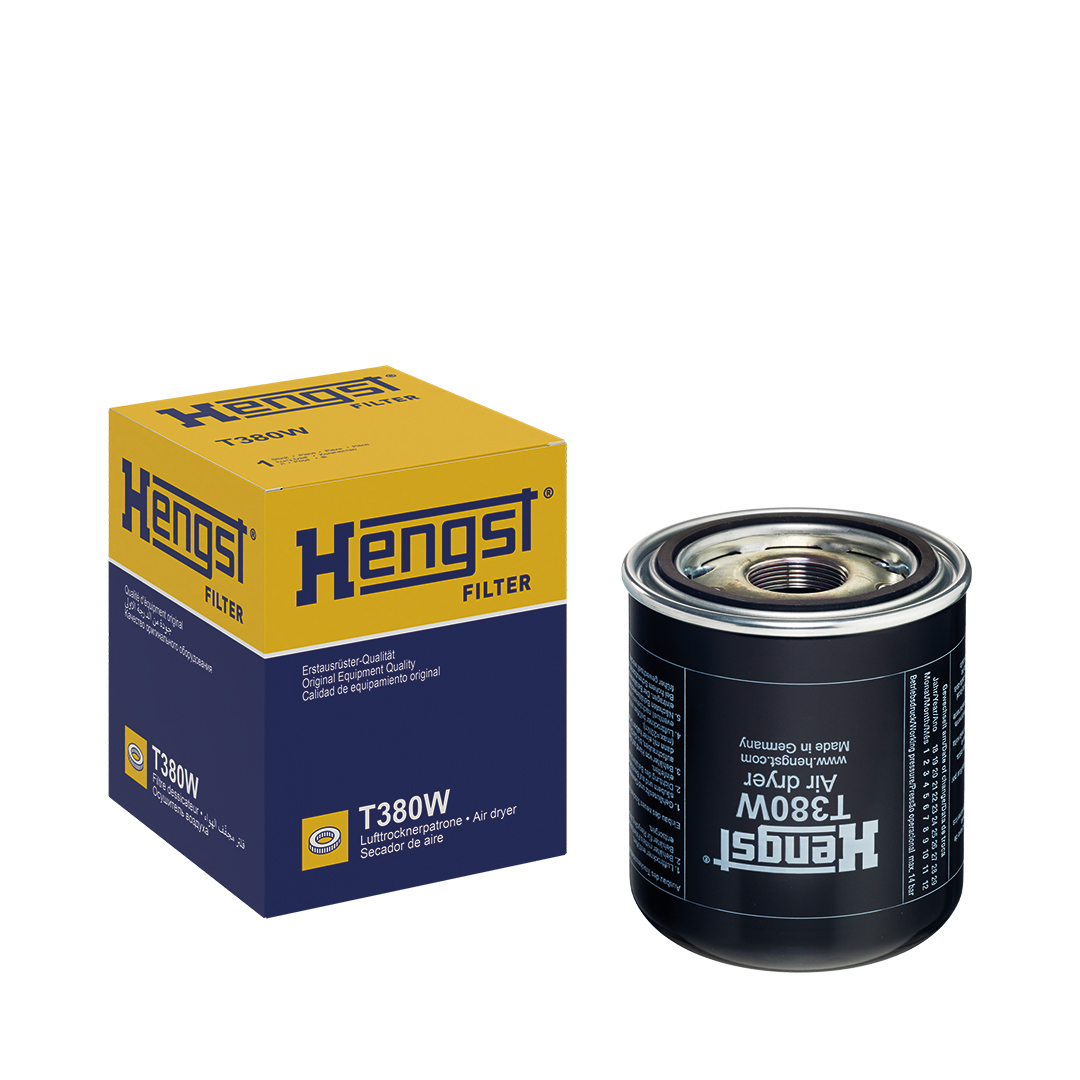 Hengst Filter Lufttrocknerpatrone, Druckluftanlage T380w 136Mm Für Mercedes Fuso (Mitsubishi)