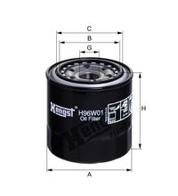 HENGST FILTER lfilter, Art.-Nr. H96W01
