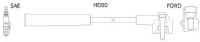 ASTEMO-HITACHI Zündleitungssatz Hüco 134659