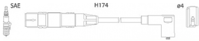 ASTEMO-HITACHI Zündleitungssatz Hüco 134714 für VW