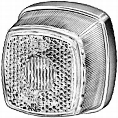 HELLA Lichtscheibe, Heckleuchte 9el117334001 rechts für DAF