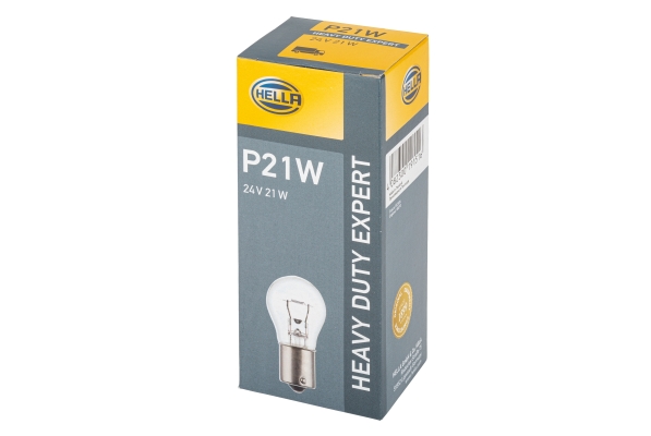 HELLA Glühlampe, Rückfahrleuchte 8ga002073251 P21W für DAF Volvo Iveco MAN HYUNDAI (CNJ)