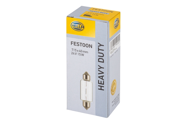HELLA Glühlampe, Rückfahrleuchte 8gm002091261 Soffittenlampe