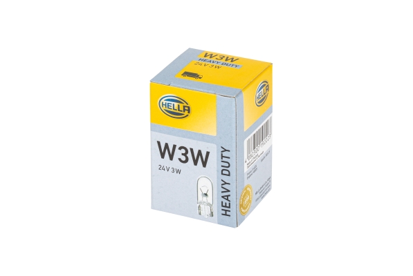 HELLA Glühlampe, Umriss-/Begrenzungsleuchte 8gp003594241 W3W für DAF MAN Iveco MITSUBISHI