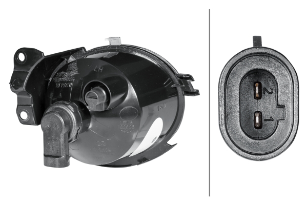 HELLA Blinkleuchte 2ba011109031 PY21W vorne links für Vaughall Citroën/Peugeot