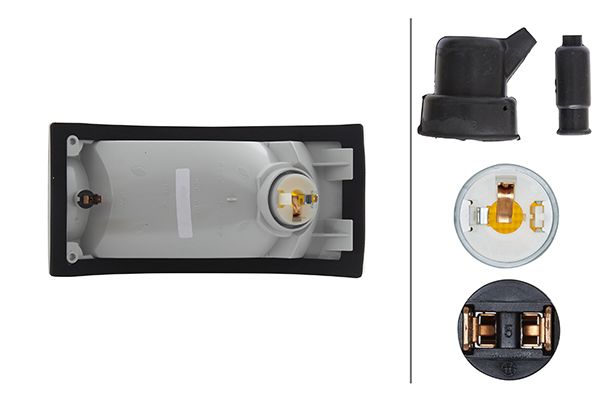 HELLA Blinkleuchte 2be004119021 W5W hinten rechts für MAN Volvo LOTUS (YOUNGMAN)