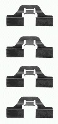 HELLA Zubehörsatz, Scheibenbremsbelag 8dz355202621 für Peugeot VW RENAULT