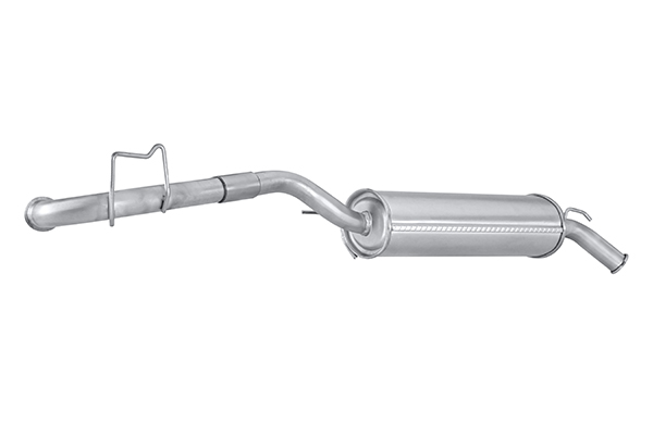 HELLA Endschalldämpfer 8ld366033881 hinten für RENAULT