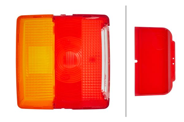 HELLA Lichtscheibe, Heckleuchte 9el129519001 rechts für Volvo HOLDER