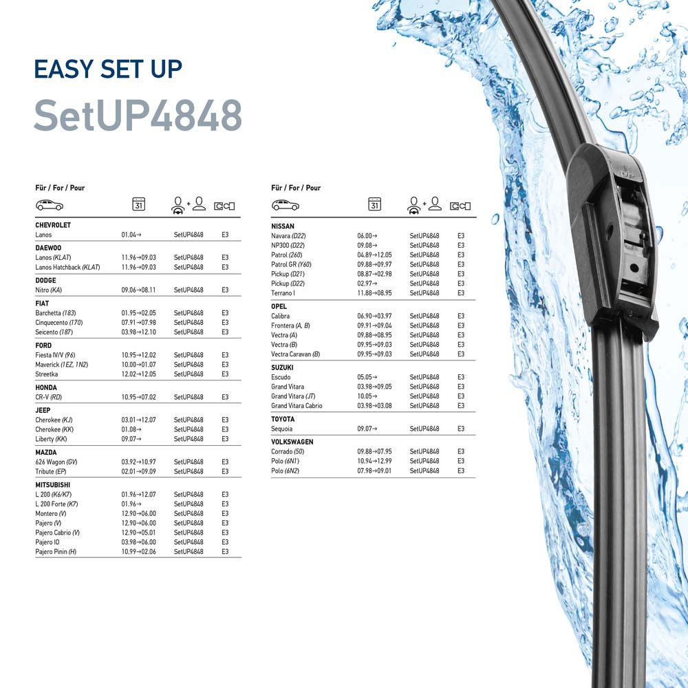 HELLA Wischblatt 9xw358164181 vorne