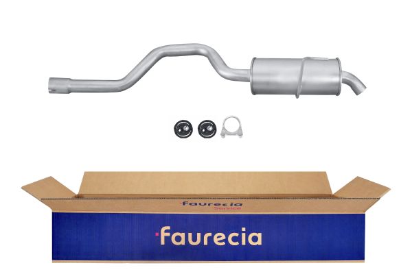 HELLA Endschalldämpfer 8ld366034601 hinten für DACIA
