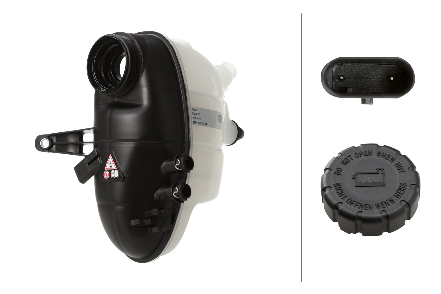 HELLA Ausgleichsbehälter, Kühlmittel 8ma366365941 für Mercedes