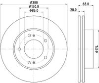 HELLA Bremsscheibe "PRO", Art.-Nr. 8DD 355 116-461