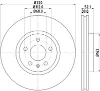 HELLA Bremsscheibe "PRO High Carbon", Art.-Nr. 8DD 355 129-231