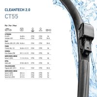 HELLA Wischblatt "CLEANTECH" f&uuml;r CITROËN C5 III (RD_), Art.-Nr. 9XW 358 053-221