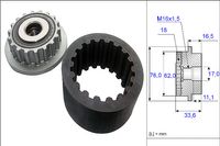 INA Flexible Kupplungsmuffe-Satz, Art.-Nr. 535 0186 10