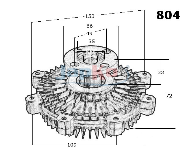 JAPKO Kupplung, Kühlerlüfter 36804 für Suzuki