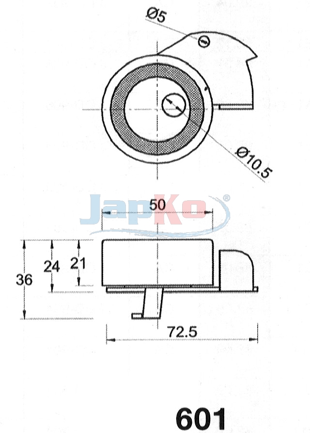 JAPKO Riemenspanner, Zahnriemen 45601 für MITSUBISHI