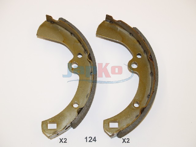 JAPKO Bremsbackensatz 55124 Hinterachse für NISSAN