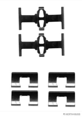 HERTH+BUSS JAKOPARTS Zubehörsatz, Scheibenbremsbelag j3664010 Hinterachse